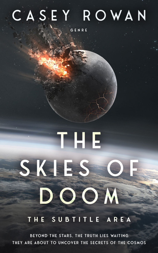 Front view of Shark #31863 - Premade Apocalyptica Book Cover