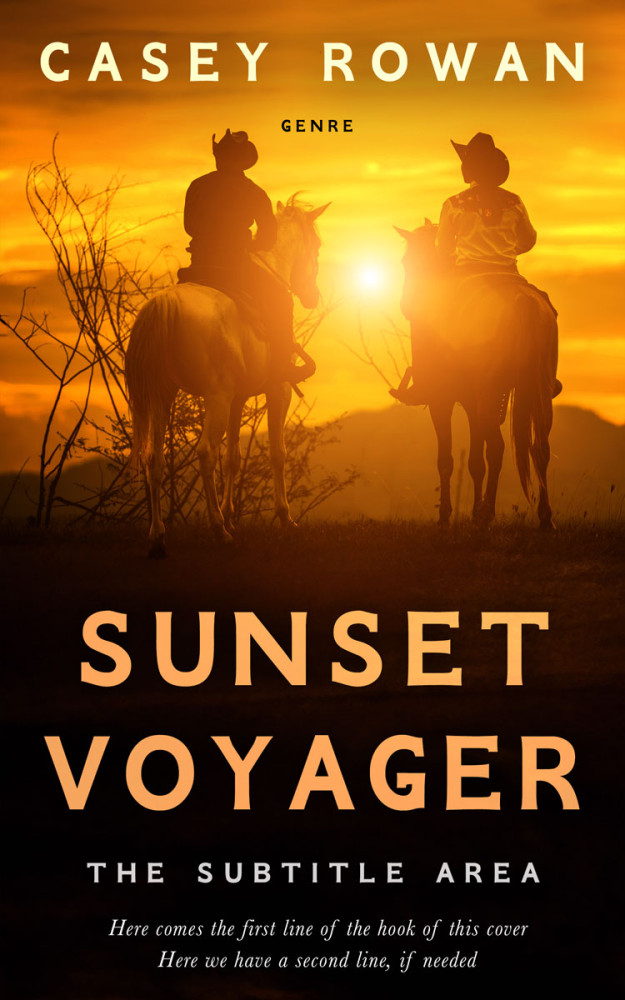 Front view of Fuel Yellow #31897 - Premade Action & Adventure Book Cover