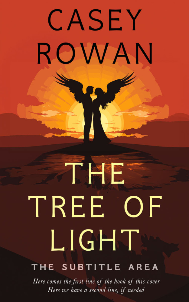 Front view of Cedar #31922 - Premade Romance Book Cover