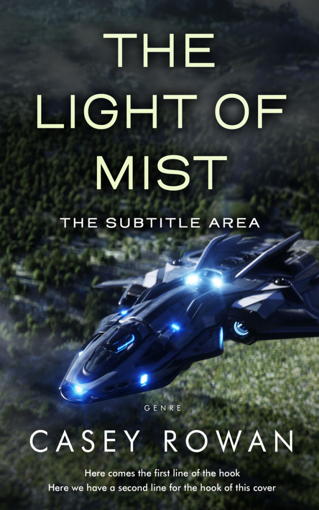 Front view of Outer Space #31933 - Premade Science Fiction Book Cover