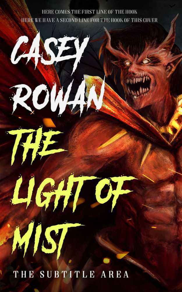 Front view of Whiskey #31943 - Premade Horror Book Cover