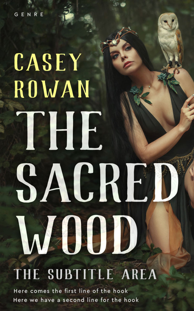 Front view of Chino #31959 - Premade Fantasy Book Cover