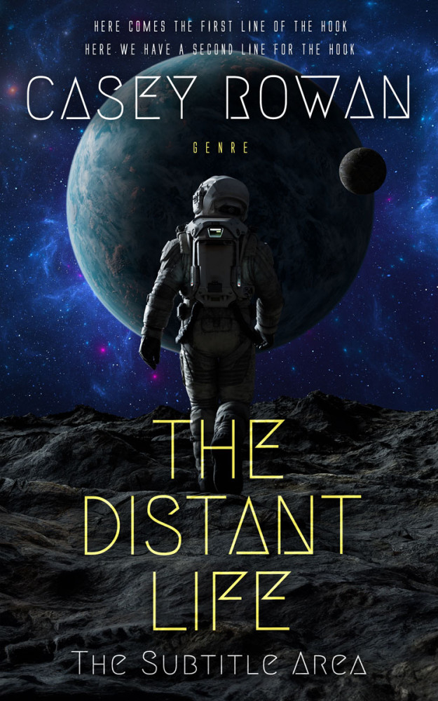 Front view of Mirage #31976 - Premade Science Fiction Book Cover