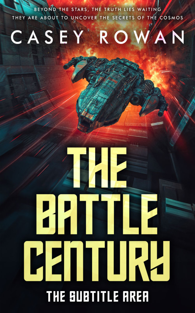 Front view of Harvest Gold #31979 - Premade Science Fiction Book Cover