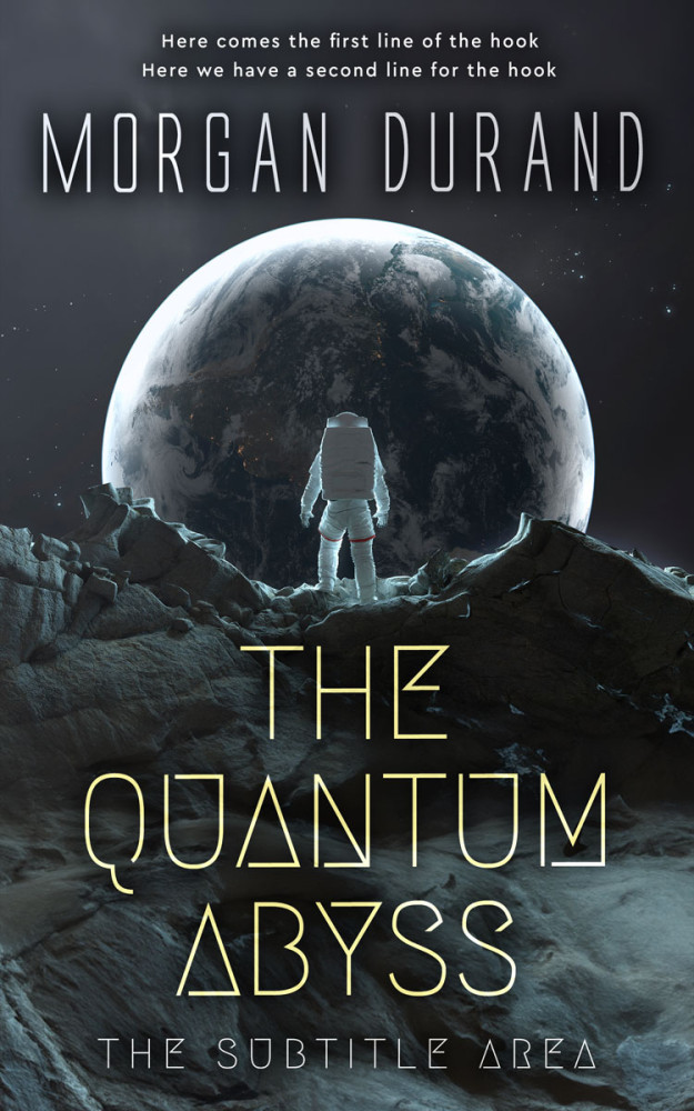 Front view of Outer Space #31981 - Premade Science Fiction Book Cover