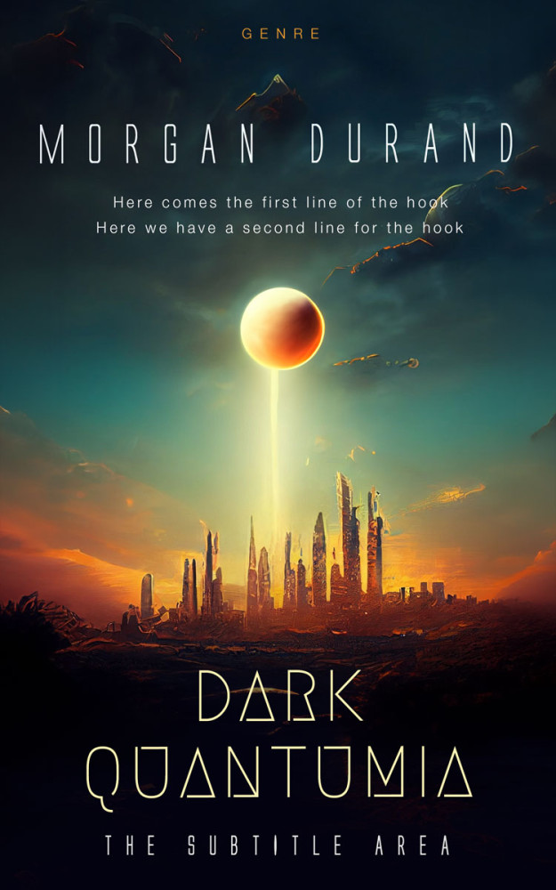 Front view of Bunker #31987 - Premade Apocalyptica Book Cover