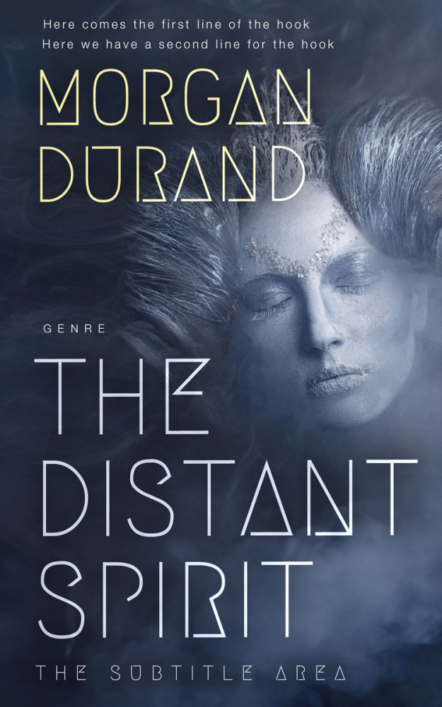 Front view of Oxford Blue #31992 - Premade Fantasy Book Cover