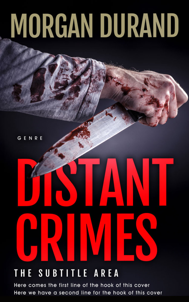 Front view of Roman #32003 - Premade Mystery & Thriller & Suspense Book Cover