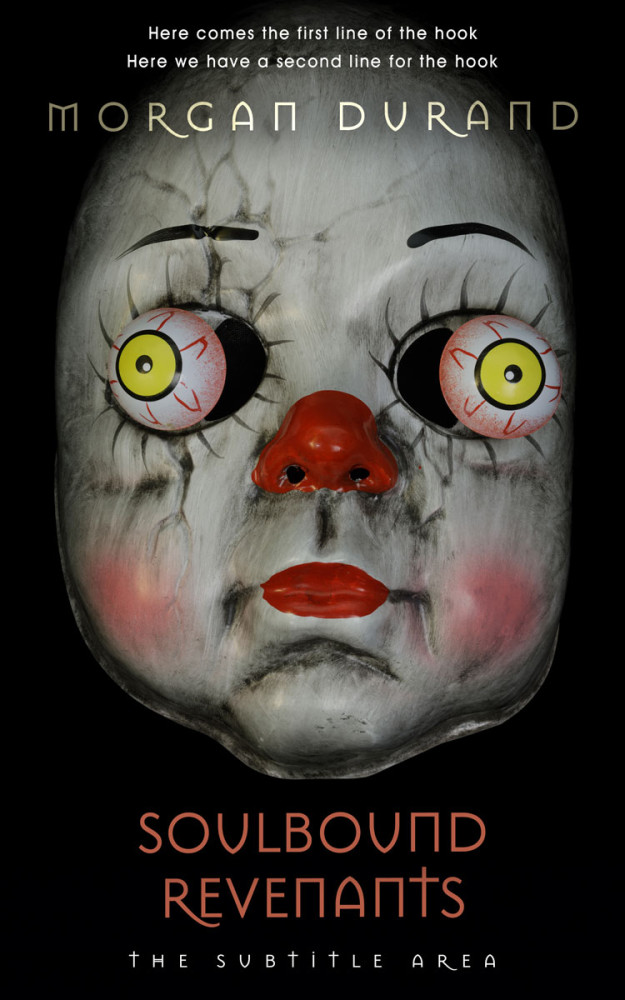 Front view of Zorba #32009 - Premade Horror Book Cover