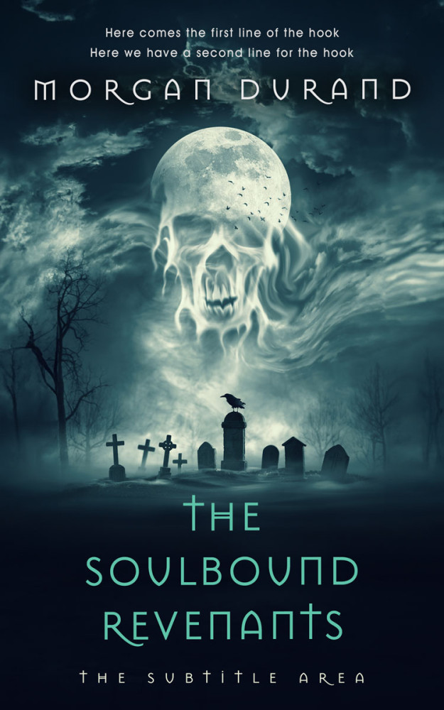 Front view of Big Stone #32016 - Premade Horror Book Cover