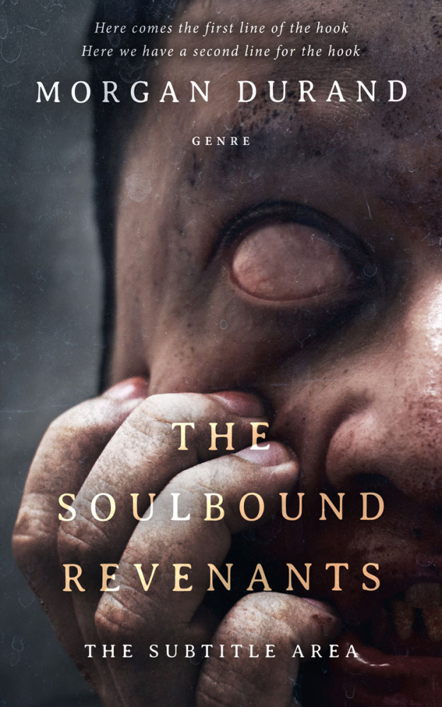 Front view of Thunder #32058 - Premade Horror Book Cover