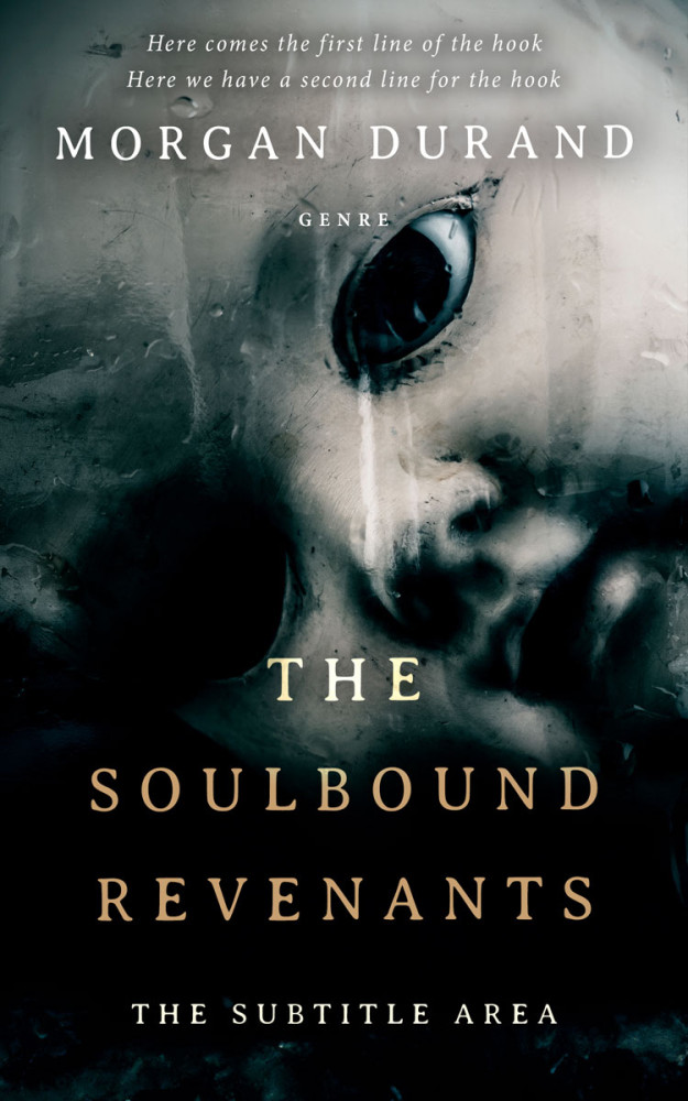 Front view of Tide #32059 - Premade Horror Book Cover