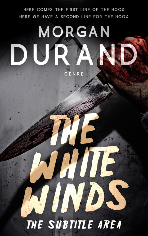 Front view of Cod Gray #32062 - Premade Mystery & Thriller & Suspense Book Cover