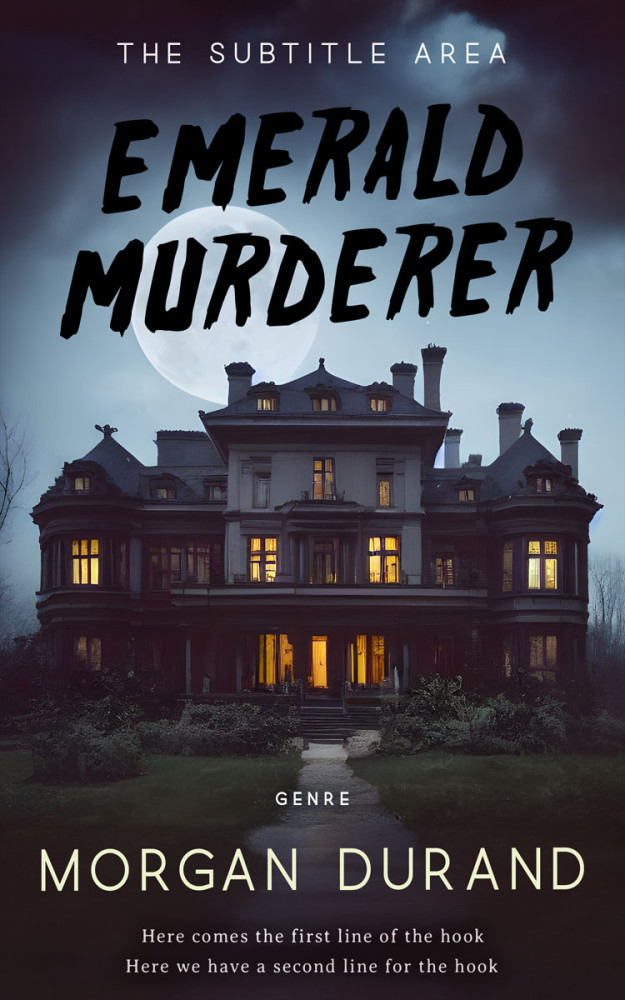 Front view of Baltic Sea #32063 - Premade Horror Book Cover