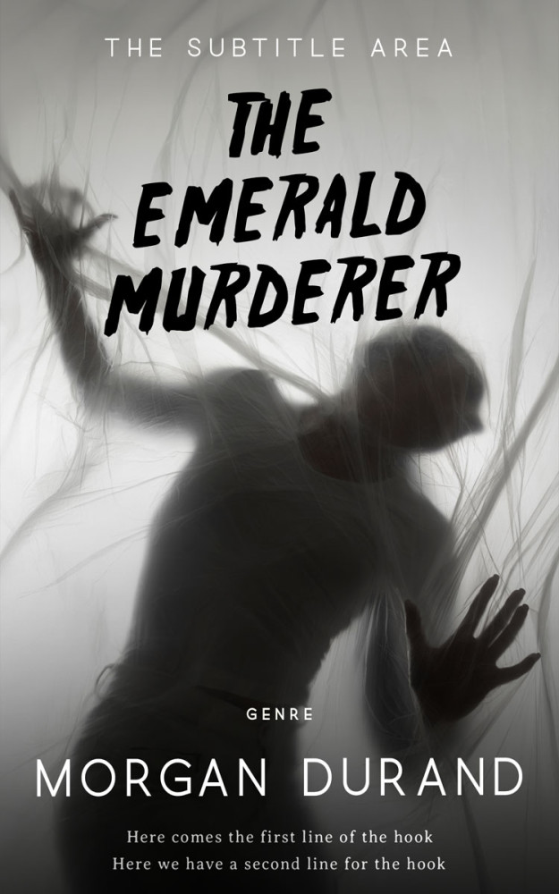 Front view of Gray Nickel #32070 - Premade Mystery & Thriller & Suspense Book Cover