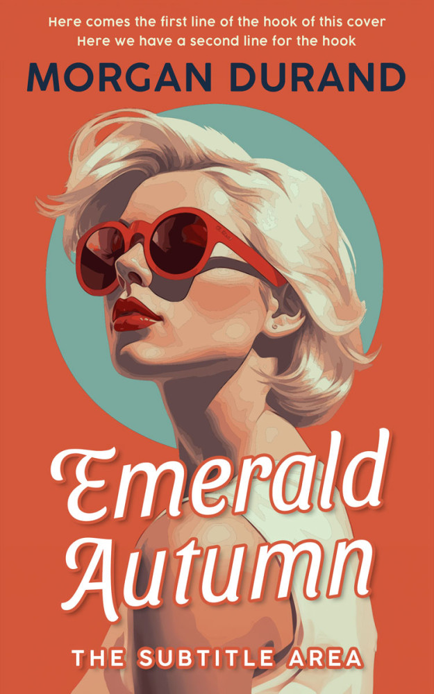 Front view of Fuzzy Wuzzy Brown #32088 - Premade Abstract Book Cover