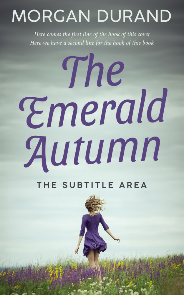 Front view of Conch #32095 - Premade Literary Fiction Book Cover