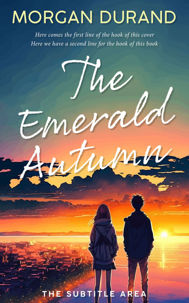 Front view of Fiord #32104 - Premade Romance Book Cover