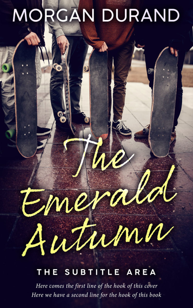 Front view of Akaroa #32108 - Premade Teen & Young Adult Book Cover