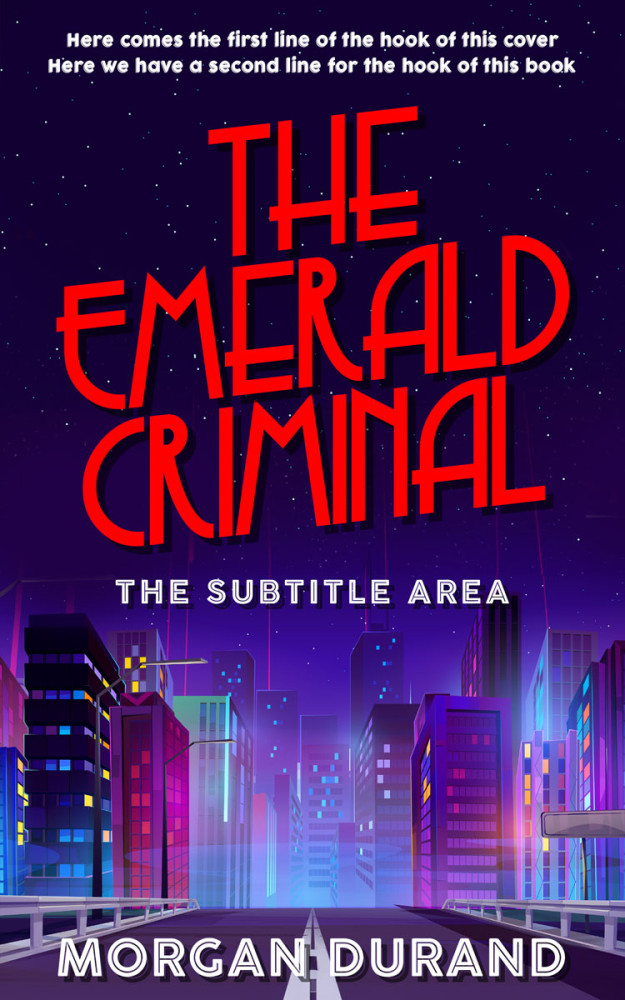 Front view of Amaranth #32116 - Premade Mystery & Thriller & Suspense Book Cover