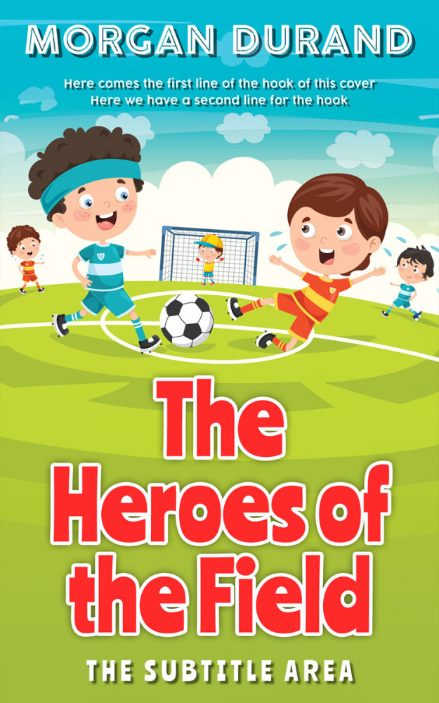 Front view of Earls Green #32134 - Premade Sports & Fitness Book Cover