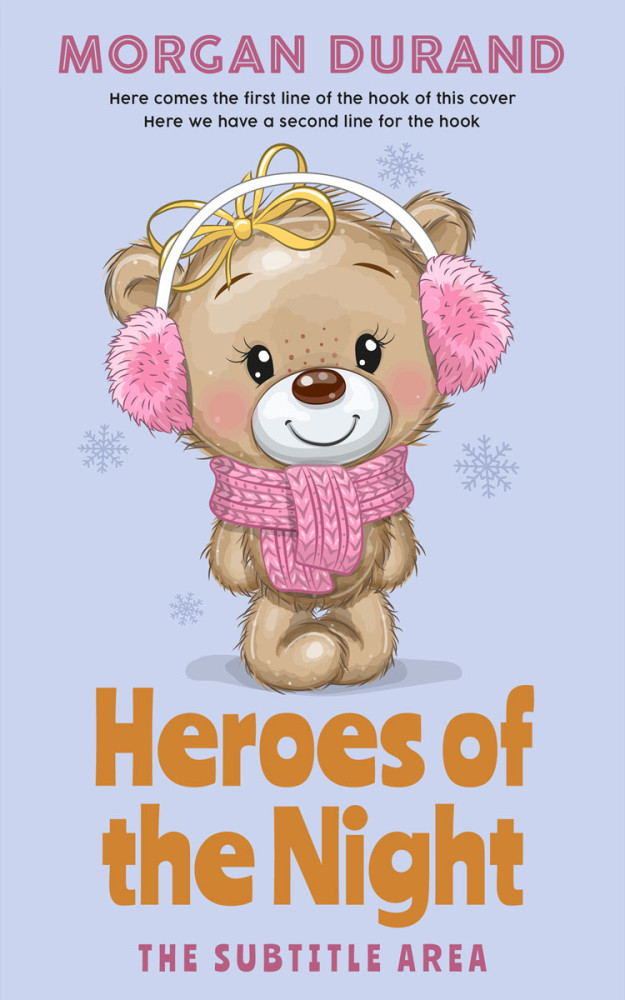 Front view of Mischka #32139 - Premade Children's Book Cover