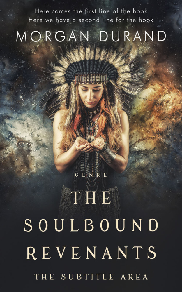 Front view of Tuatara #32141 - Premade Fantasy Book Cover