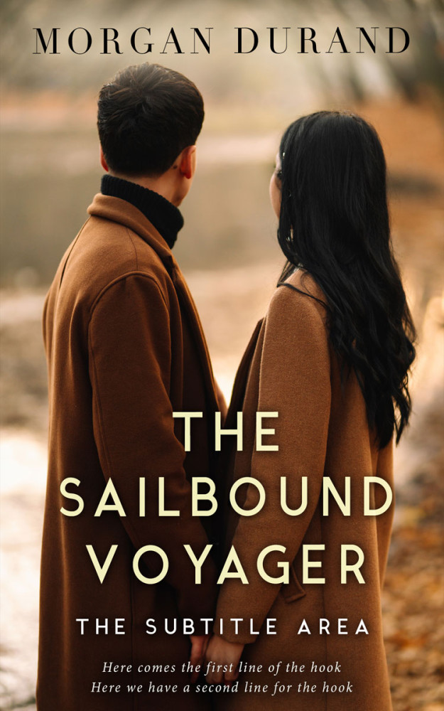 Front view of Cameo #32157 - Premade Romance Book Cover