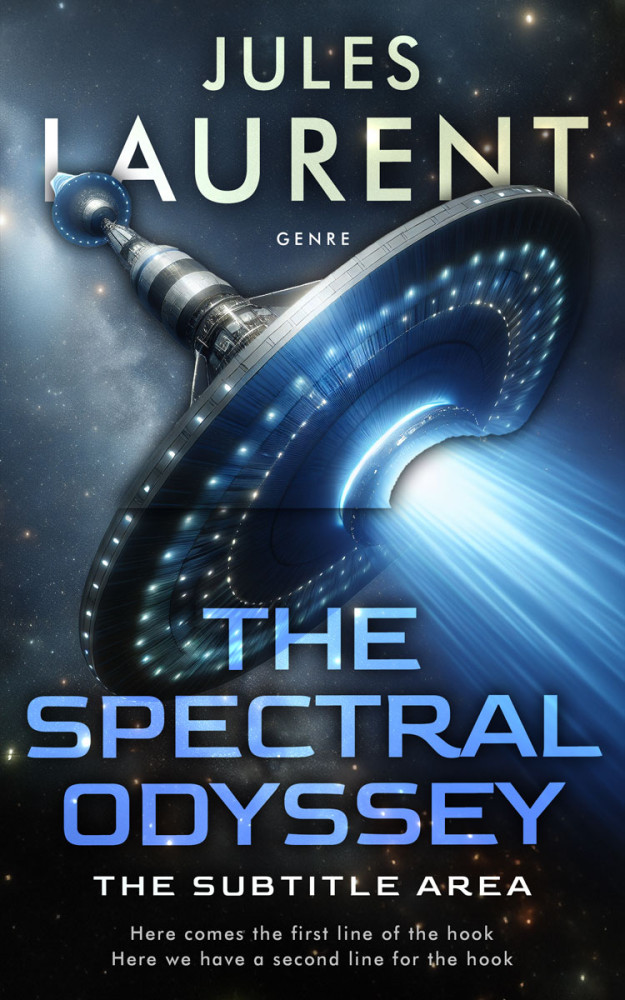 Front view of Mirage #32185 - Premade Science Fiction Book Cover