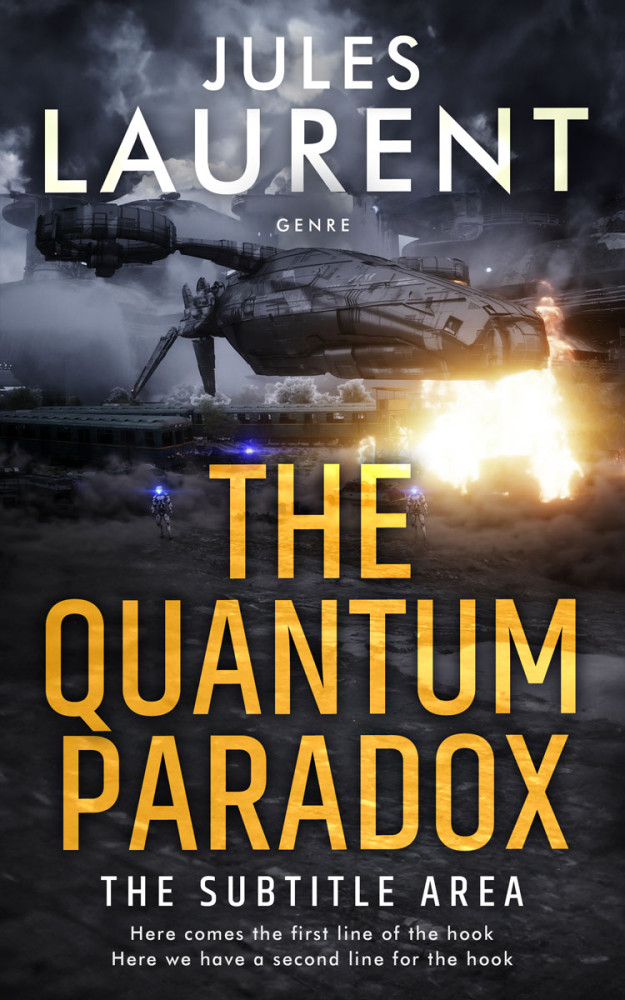 Front view of Shark #32191 - Premade Apocalyptica Book Cover