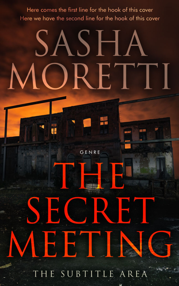 Front view of Oil #32216 - Premade Mystery & Thriller & Suspense Book Cover