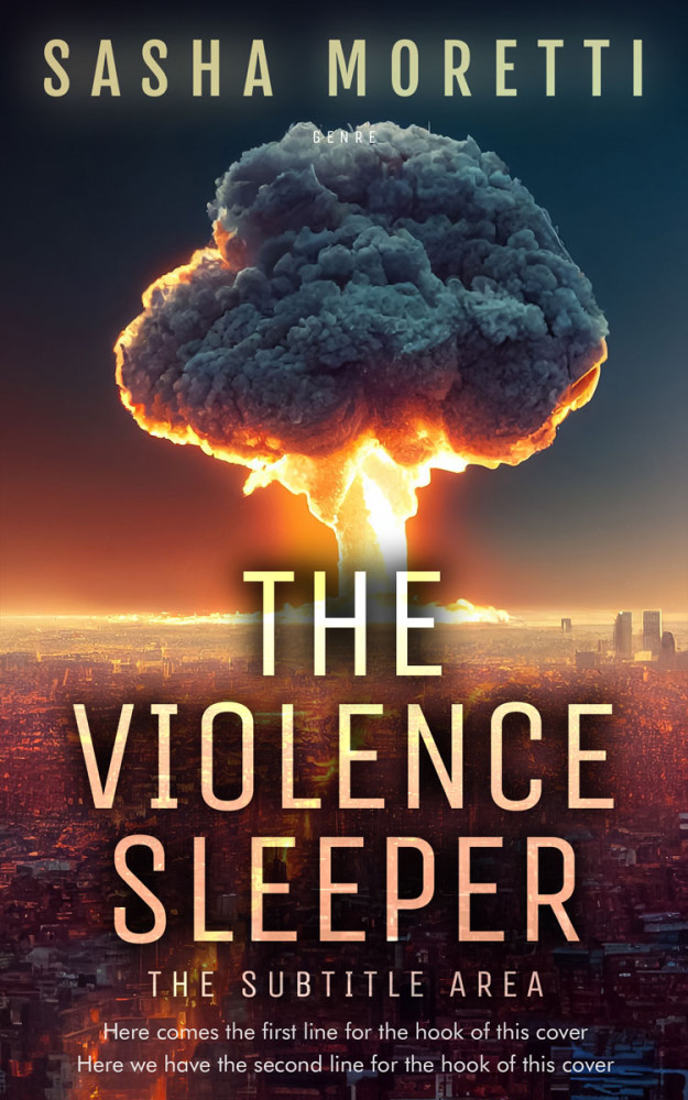 Front view of Baltic Sea #32221 - Premade Apocalyptica Book Cover