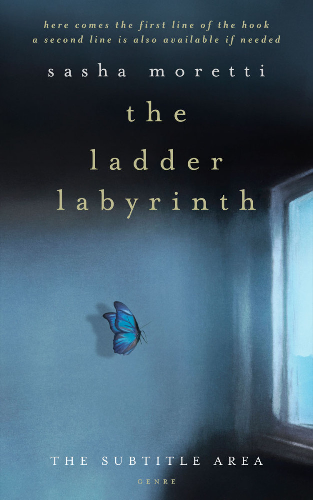 Front view of Ebony Clay #32281 - Premade Literary Fiction Book Cover