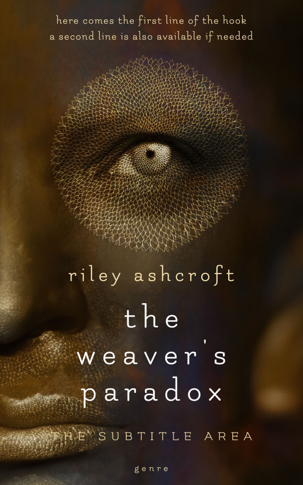 Front view of Mikado #32291 - Premade Abstract Book Cover