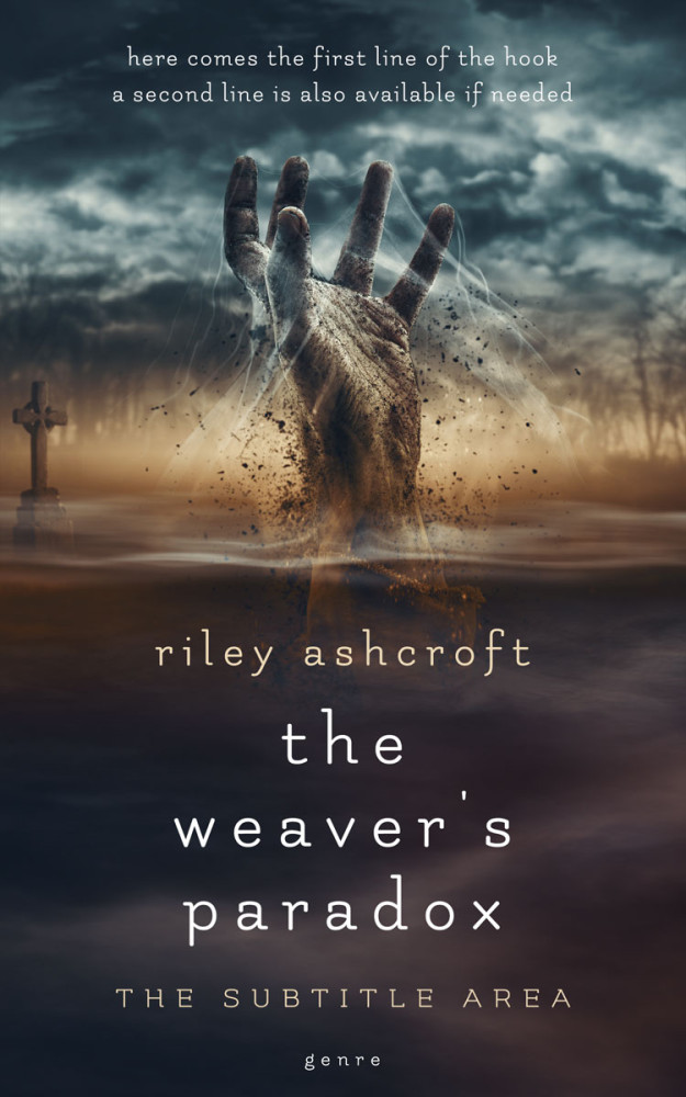 Front view of Shark #32298 - Premade Horror Book Cover