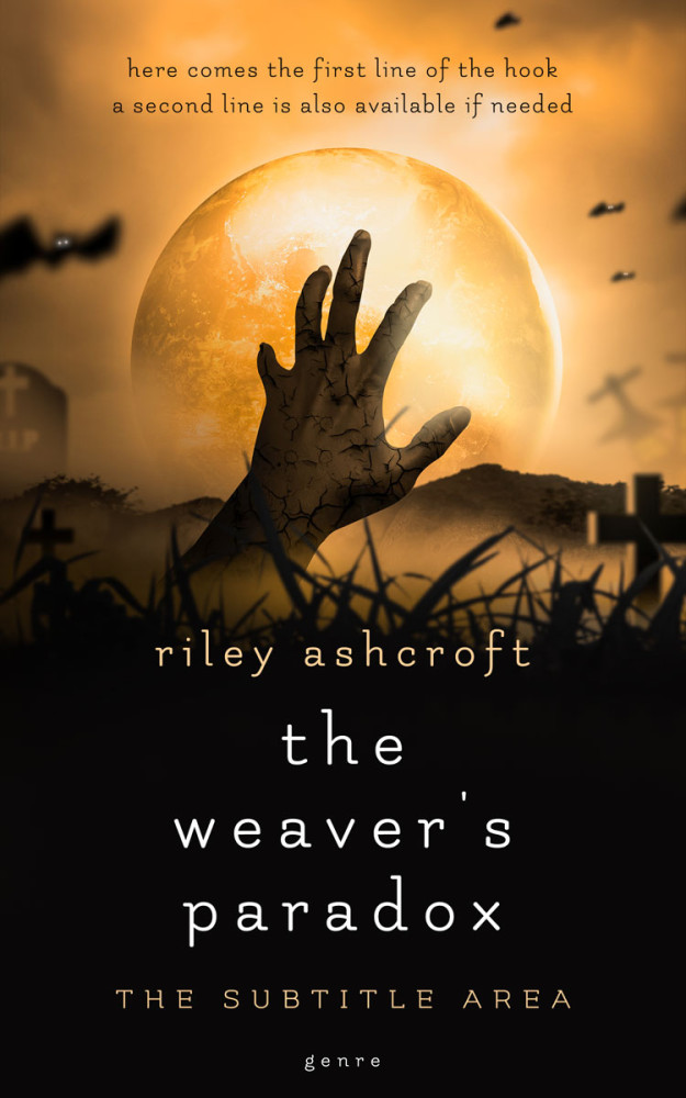 Front view of Eternity #32299 - Premade Horror Book Cover