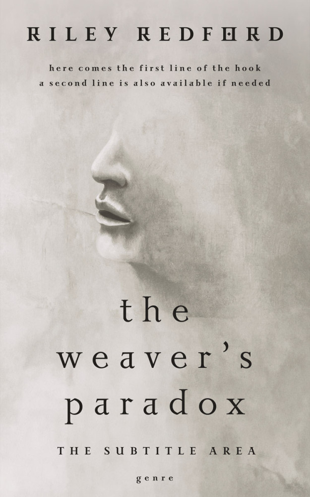 Front view of Cloud #32323 - Premade Abstract Book Cover