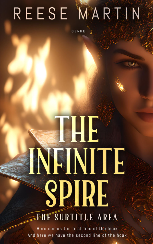 Front view of Putty #32346 - Premade Fantasy Book Cover