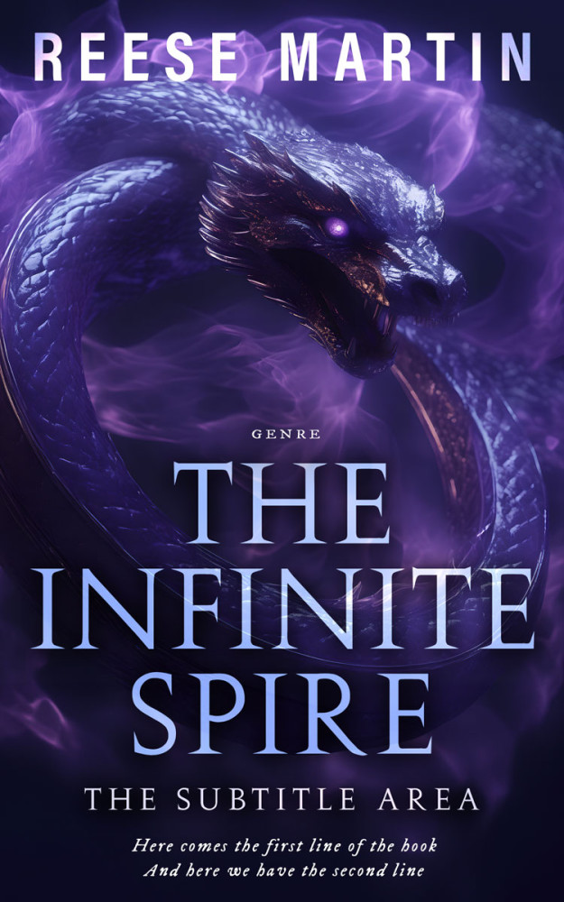 Front view of Port Gore #32353 - Premade Fantasy Book Cover