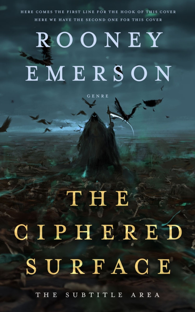 Front view of Outer Space #32379 - Premade Fantasy Book Cover