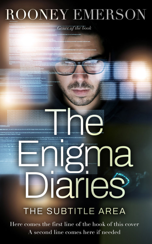 Front view of Swirl #32381 - Premade Mystery & Thriller & Suspense Book Cover