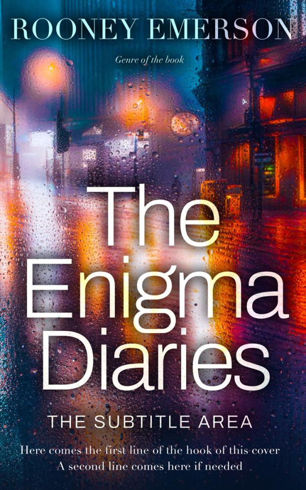 Front view of Cameo #32382 - Premade Abstract Book Cover