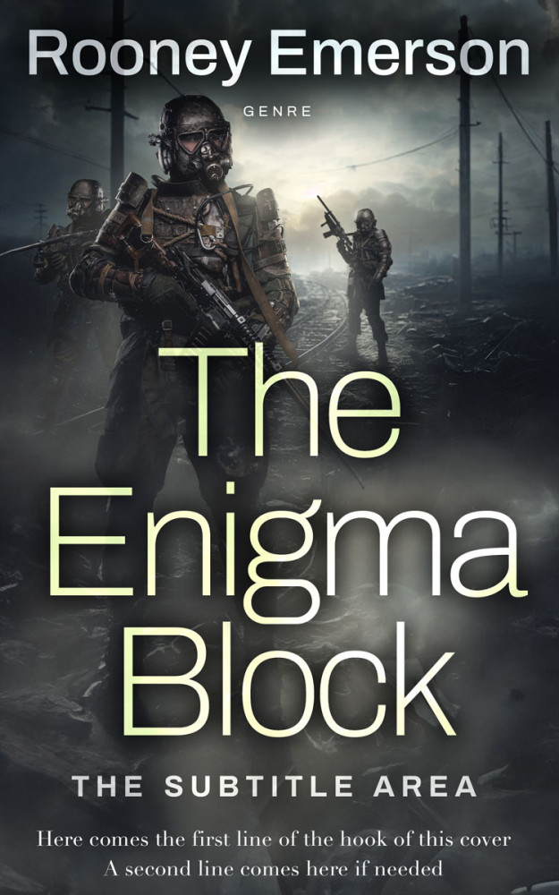 Front view of Cape Cod #32390 - Premade Apocalyptica Book Cover