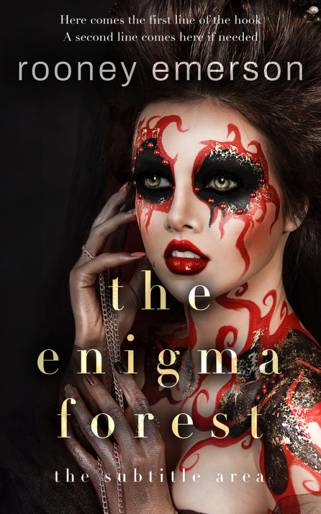 Front view of Oriental Pink #32407 - Premade Fantasy Book Cover