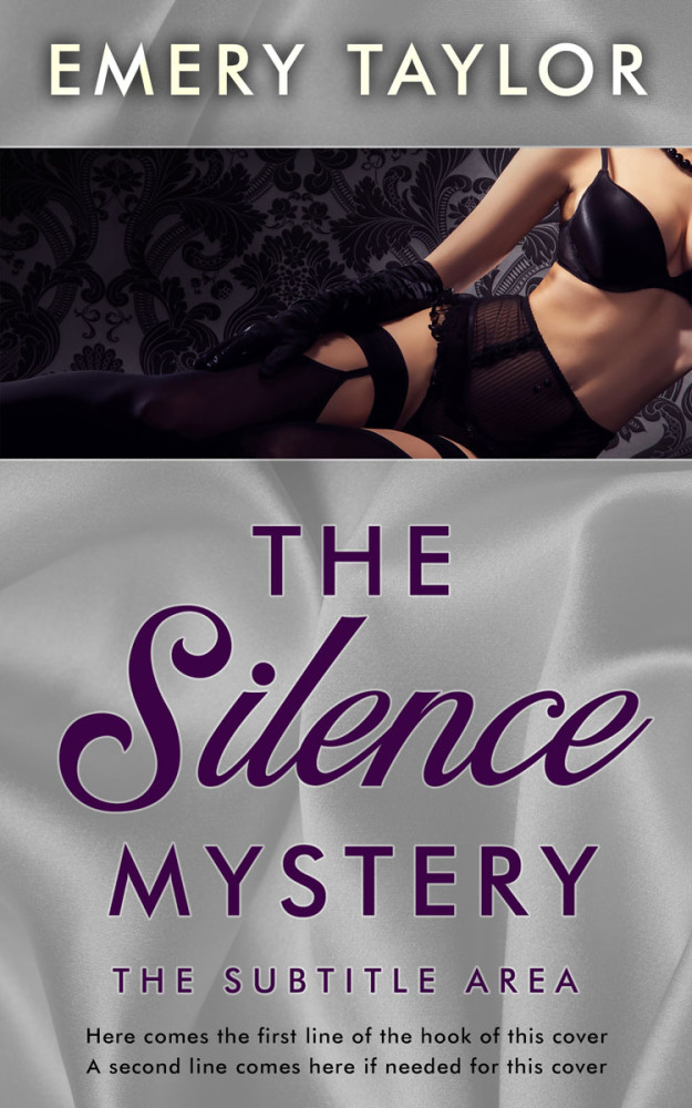 Front view of Dusty Gray #32422 - Premade Erotica Book Cover