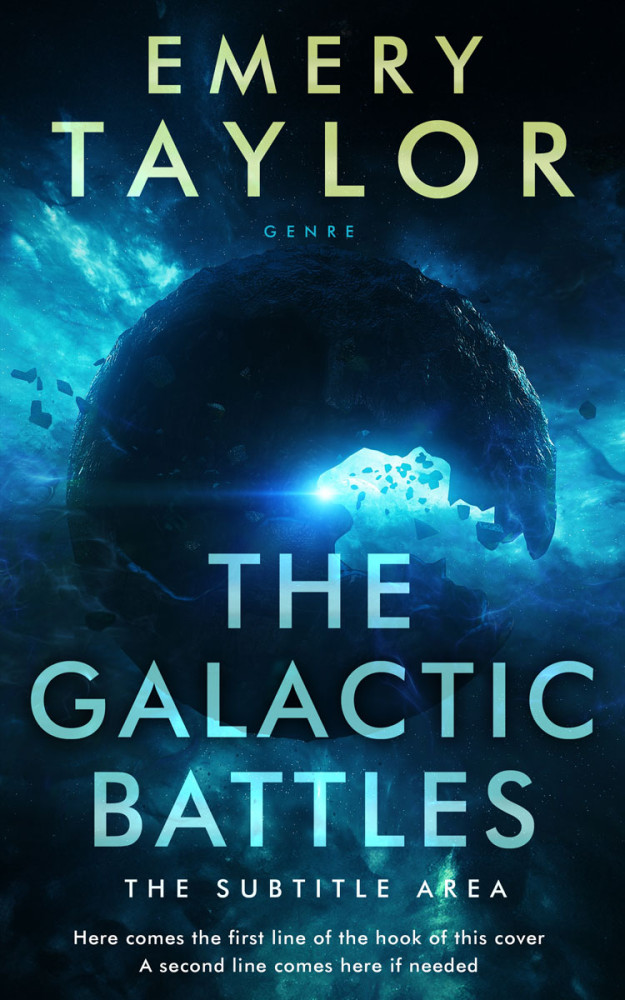 Front view of Black Pearl #32484 - Premade Apocalyptica Book Cover