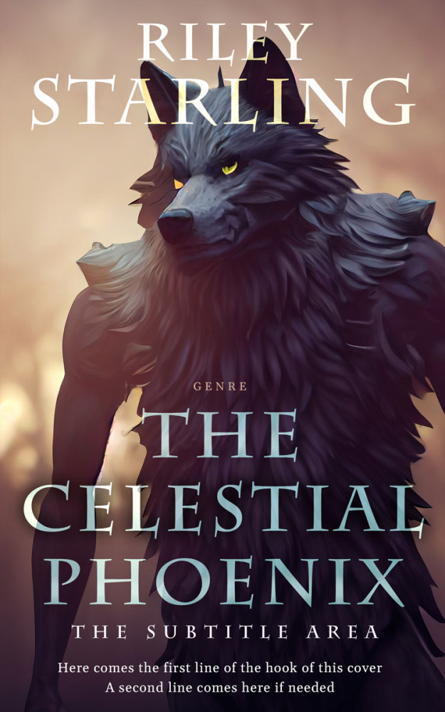 Front view of Rodeo Dust #32492 - Premade Fantasy Book Cover