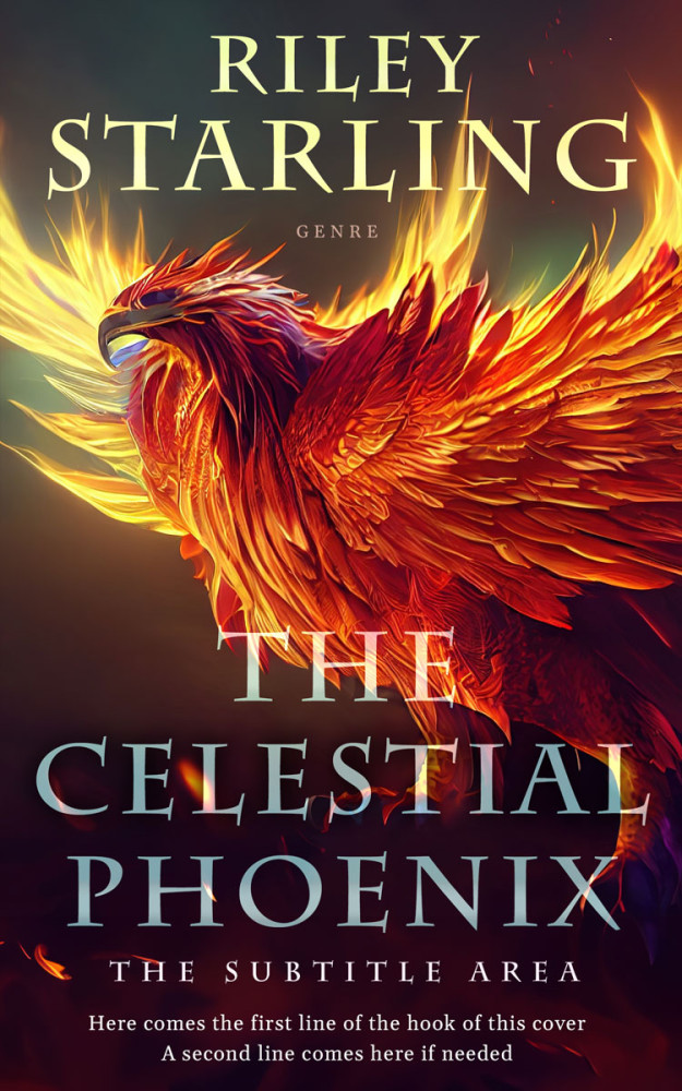 Front view of Jon #32494 - Premade Fantasy Book Cover