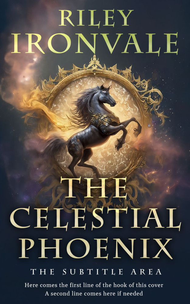 Front view of Shark #32499 - Premade Fantasy Book Cover