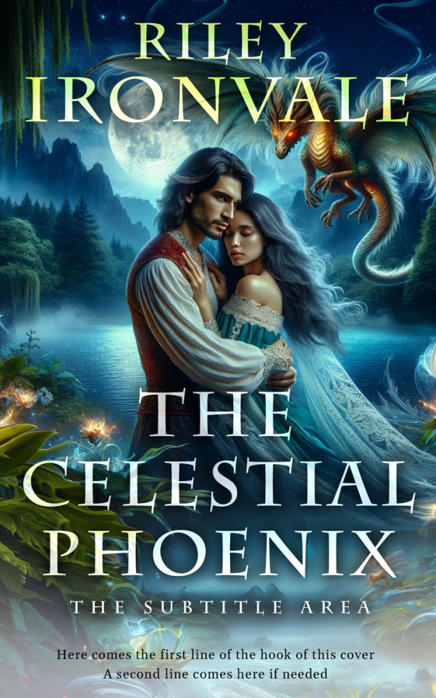 Front view of Te Papa Green #32501 - Premade Romance Book Cover